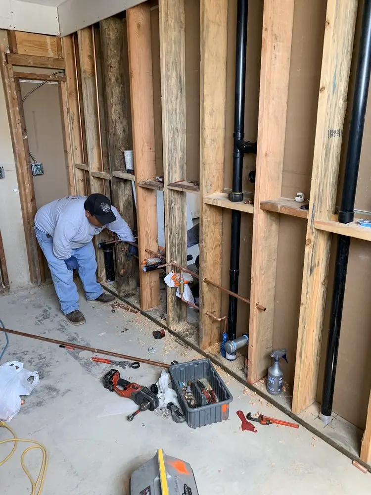 Commercial rough-in plumbing for Commercial Plumbing in Downtown Mercer Island